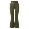 Women's Cross Waist Yoga Flare Pants - High Waist, Hip-Lifting, Abdomen Control, Elastic Wide-Leg Athletic Wear