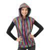 Hooded Disco Vest - PTIT CLOWN - PTIT CLOWN - Multicolored - Size L/XL - Adult