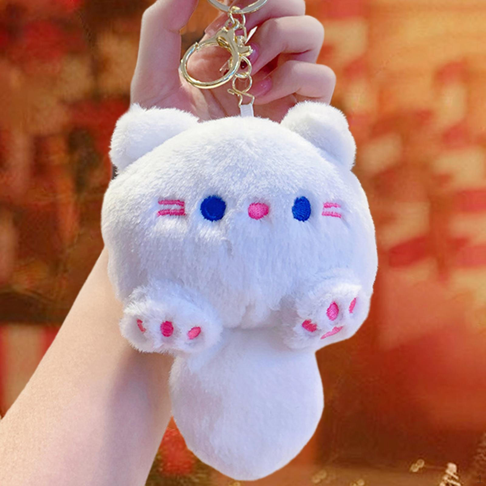 Плюшевая кукла-подвеска для ключей от машины для рюкзака — фото 8