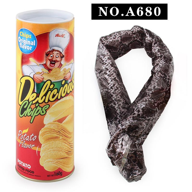 Bouncing Snake in Potato Chip Can - Prank Toy and Party Gift