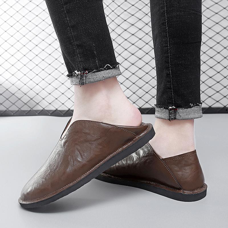 Fashion Men's Suede Lightweight Loafers Casual Men's Slip-On Shoes Comfortable Men's Driving Flat 2025 New Luxury Brand Male Dress Shoes