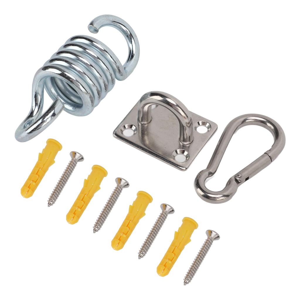 Zestaw do zawieszania sufitowego ze stali nierdzewnej, udźwig 551 funtów, hak do zawieszania do treningu jogi, hamaka, huśtawek