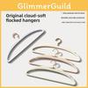 Velvet Coated Clothes Hangers For Shirts Dresses Pants And Suit Storage