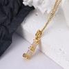 Fashionable Heart Titanium Steel Necklace: Women's Clavicle Chain, Hip Hop Style, Niche Design.