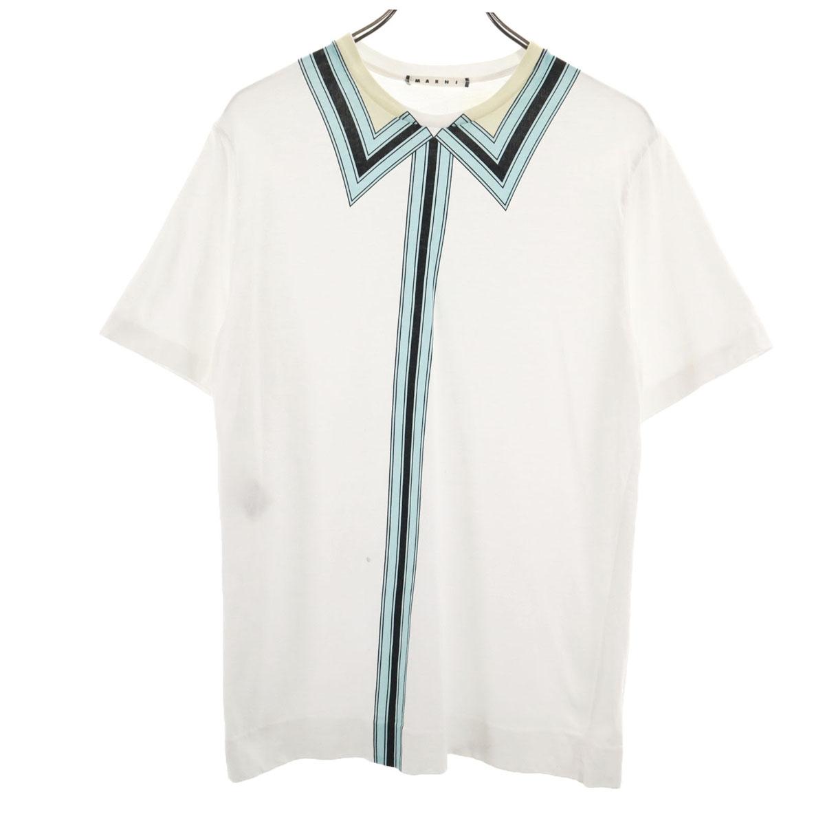 

MARNI Сделано в Португалии Футболка с коротким рукавом 40 белая Мужская Б/У