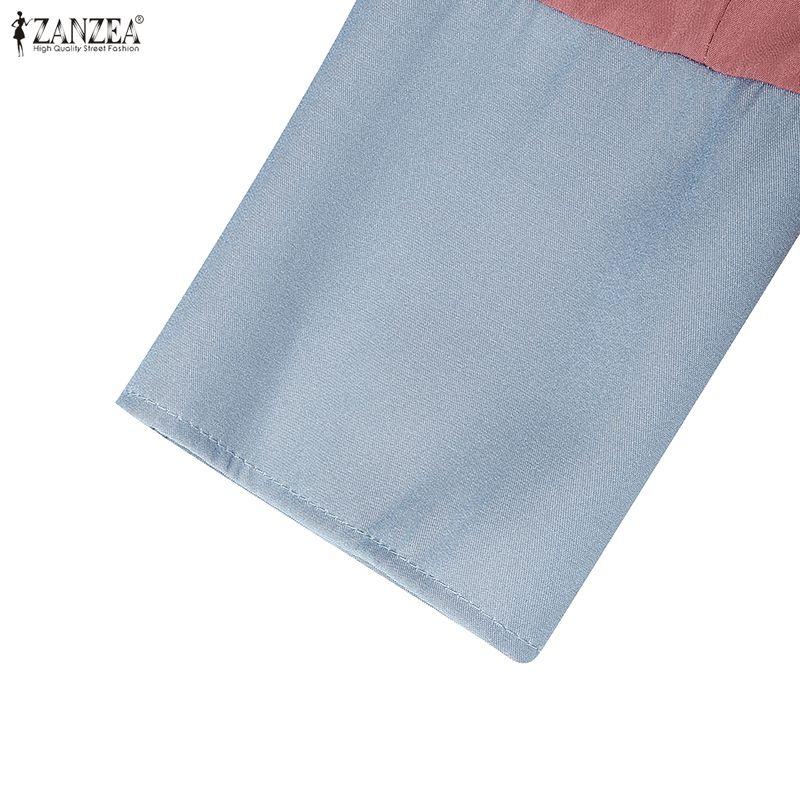 ZANZEA Cárdigan Blazer Casual de Manga Larga con Solapa de Pico para Mujer