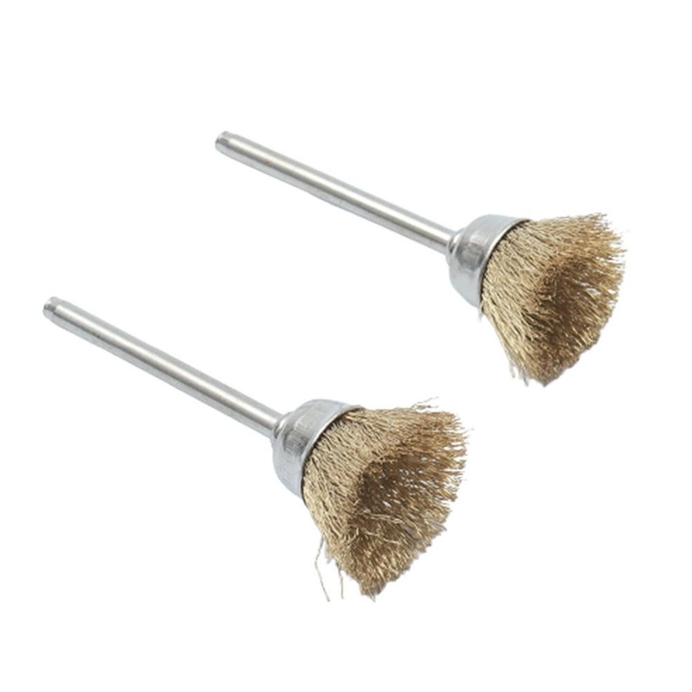 12pcs/Set Wire Brushes Kit Bowl Type 15mm Straight Type 8mm T type 22mm