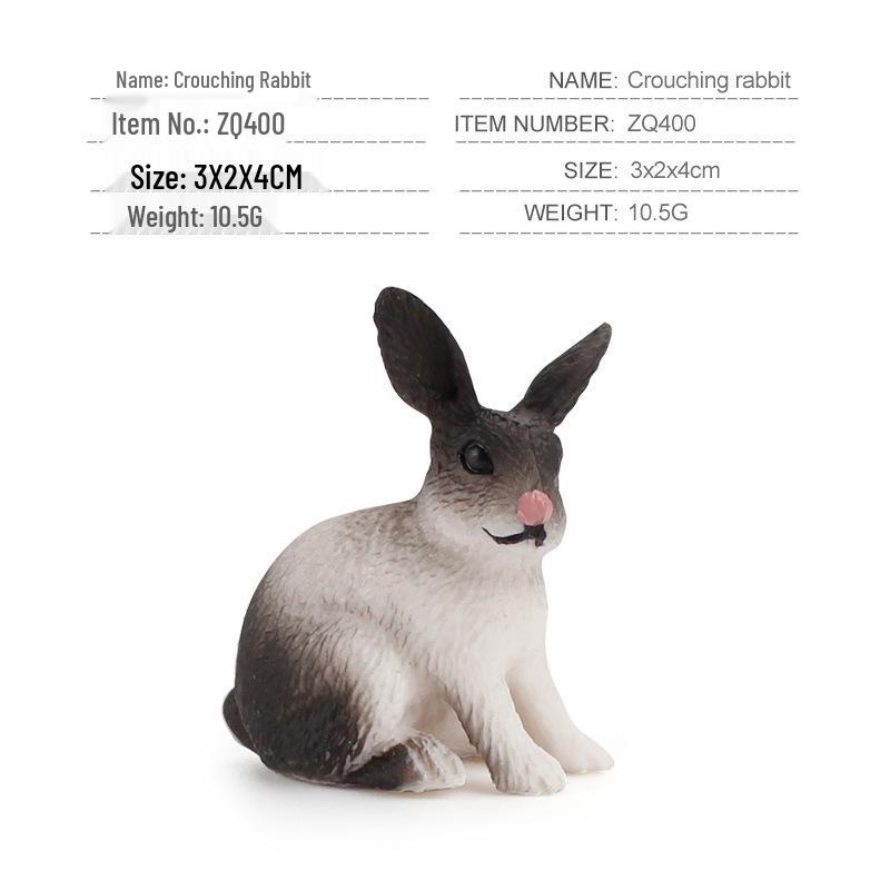 Simulated Christmas Reindeer and White-Tailed Deer Ornament Set