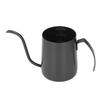 Compact Stainless Steel Narrow Spout Coffee Kettle with Drip Pot and Measuring Cup, Perfect for Kitchen, Office, Coffee, Tea, and More (Seven-Letter