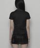 Soea Born Hook-Slit Short Shirt (Black)