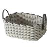 Sturdy Cotton Rope Basket with Handles Practical Woven Storage Holder Baskets For Organizing Clothes Towels And More