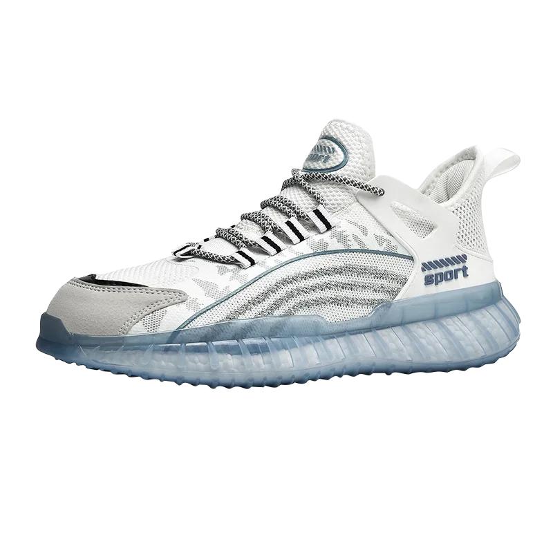 Trendy Men's Sneakers Mesh Breathable Summer Soft Sole Casual Sports Shoes Lightweight Non-slip Wear-resistant Men Running Shoes