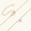 Trendy Clover Moissanite Pendants Necklaces for Women  Sterling Silver Elegant Luxury Diamond Necklace Jewelry Gifts