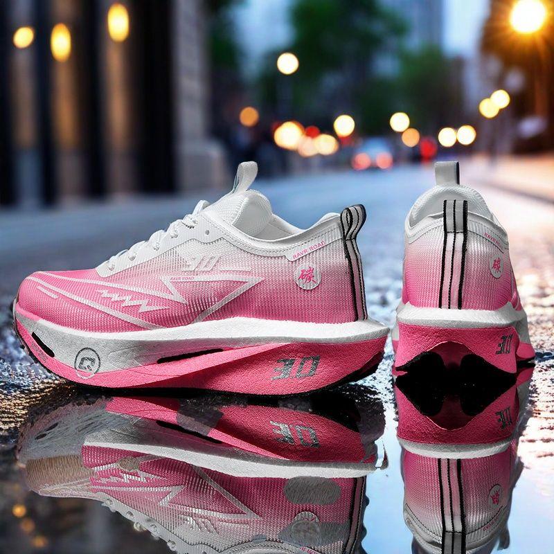 Men Women Sports Sneakers Fashio Women's Shoes Outdoor Carbon Plate Road Running Pink Fitness Jogging Tennis Indoor Soft Sole