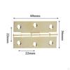 10Pcs Metal Hinges Closing Hinge Decor Connectors Hardware for Home, Furniture, Cupboard, Dollhouse,