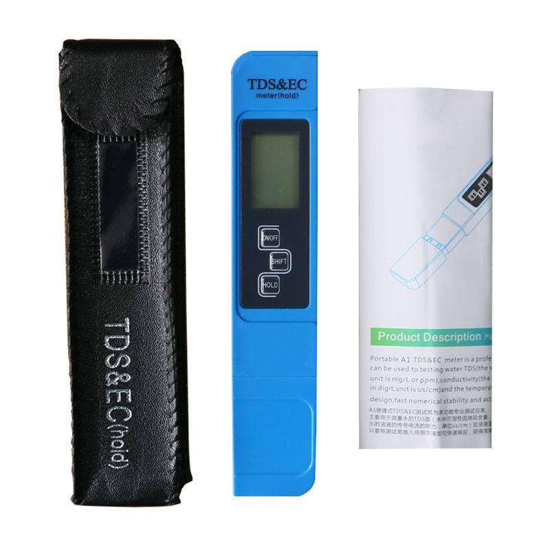 TDS EC Temperature 3in1 Water Tester LED Display Water Quality Monitor Testing Pen for Drinking Water Fertilizer Concentration