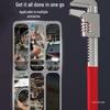 Delixi Multi-Function Adjustable Wrench with Large Opening and Thickened Jaw