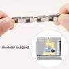 Personalized Alternative Patterns Italian Charm Bracelet Link Stainless Steel Removable Modules for Italian Bracelets