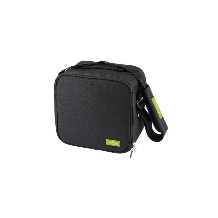 GENERIQUE - Sac Alimentaire 23x22x13.5cm Polyester Noir Marche Business Sg4505bk San Ignacio