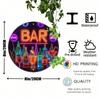 Retro Metal Sign Poster, Vintage Bar Wall Decor