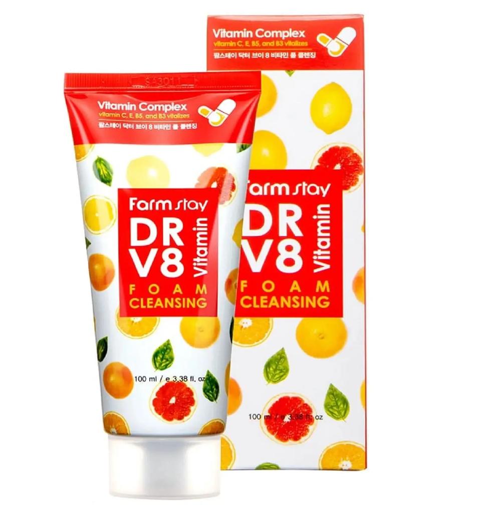 DR.V8 Vitamin Foam Cleansing FarmStay 100 ml