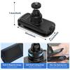 PULUZ Magnetic Quick-Release Backpack Clamp Mount  with 1/4 inch Screw Interface for DJI, Insta360, GoPro and Other Action Cameras (Black)