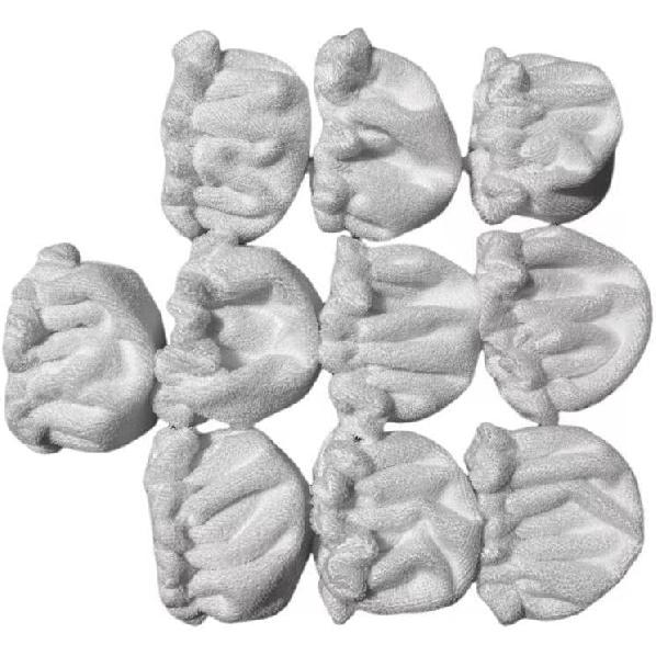 

Маленькие насадки из микрофибры для паровой швабры, совместимые с пароочистителями Dupray и т.д. для треугольной щетки - многоразовые моющиеся паровые салфетки