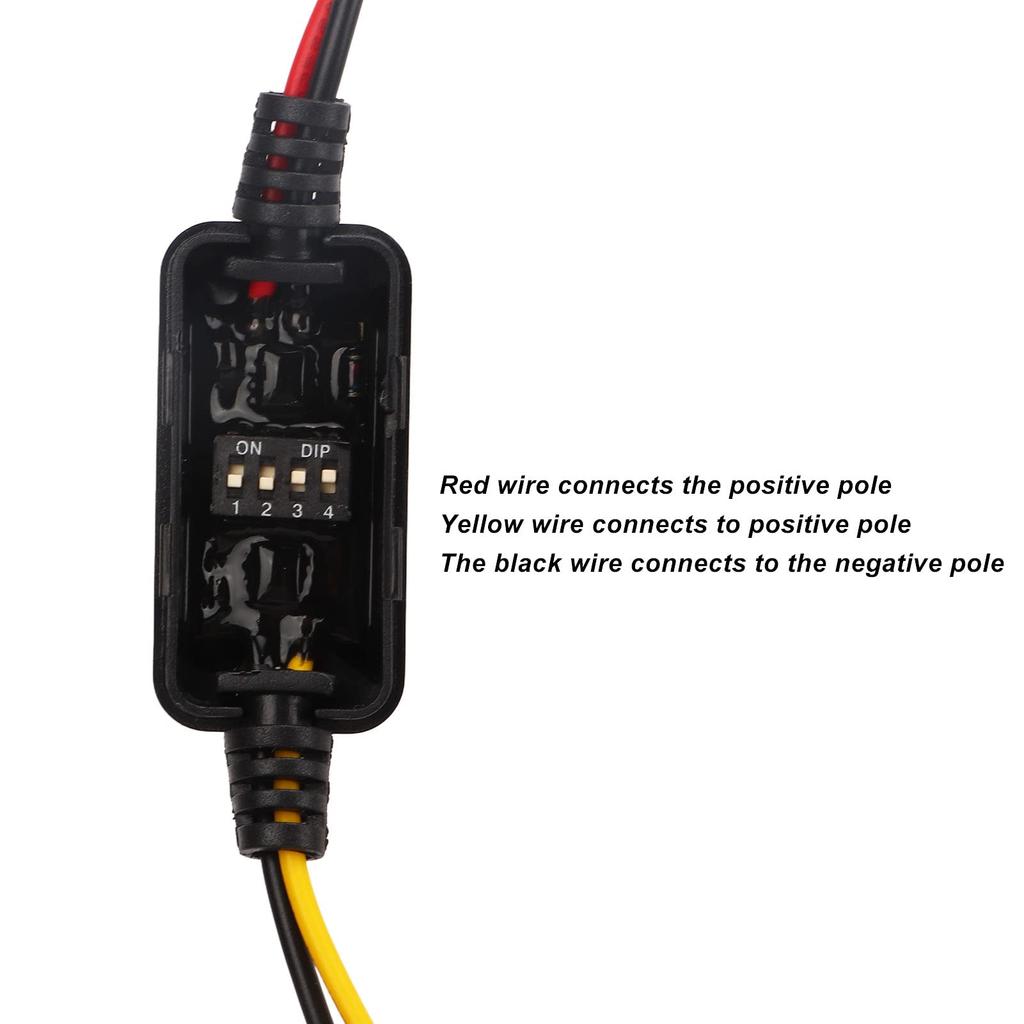 4 Pcs Brake Light Flash Strobe Controller Car Flasher Module DC9‑26V LED Flasher Strobe Controller 16 Modes Adjustable Car Motorcycle