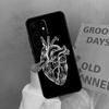 Human Anatomy Heart Art For Samsung Galaxy S22 S23 Ultra S21 FE Note 10 20 Ultra S8 S9 S10 Plus S20 FE Phone Case