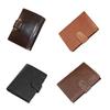 Men Faux Leather Wallet RFID Blocking Bi-fold Short Wallet Minimalist Slim Vintage Front Pocket Anti-Theft Credit Card Holder