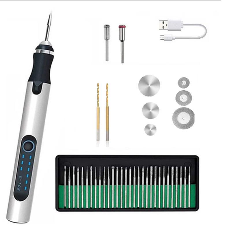 Electric Grinder Pen: Handheld Carving, Polishing & Engraving Tool for Jade & Wood