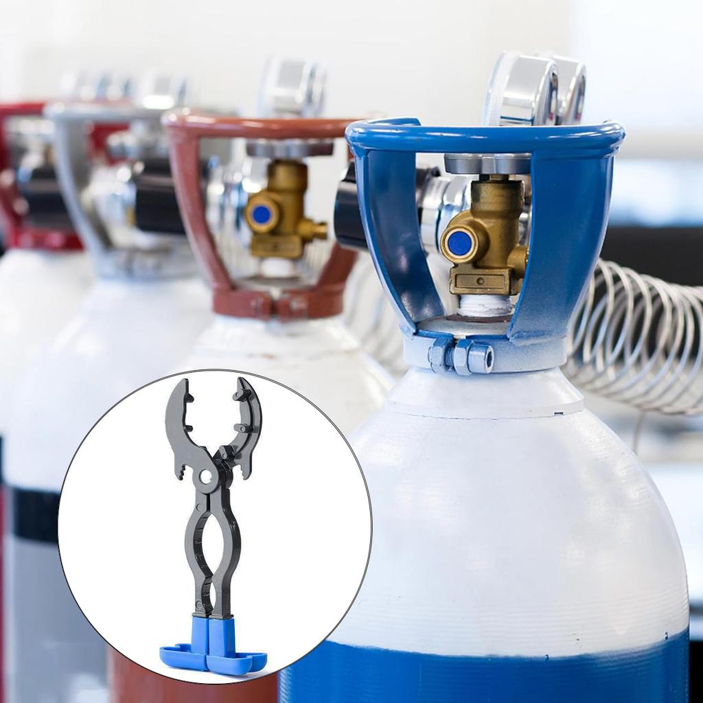 1ks Profesionální plynový klíč Protiskluzový Nastavitelný Klíč na válec Redukční ventil tlaku pro zkapalněné plyny Odstraňovací kleště