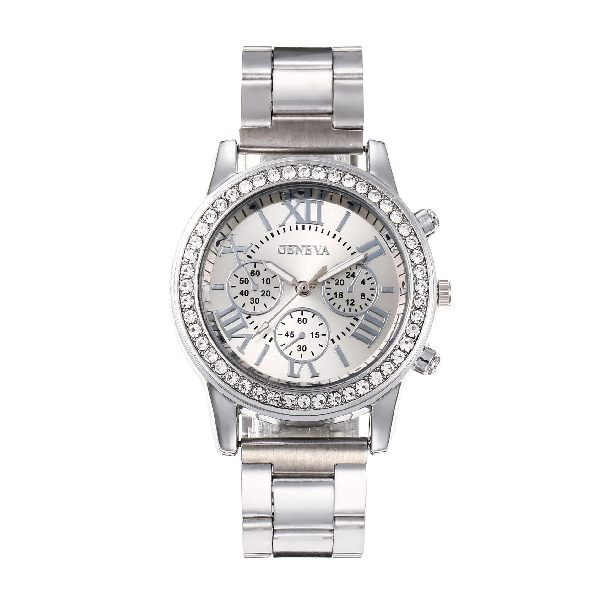 Watch Women S Light Luxury Niche Vintage Quartz Roman Face Dial Gold Steel Strap Watch