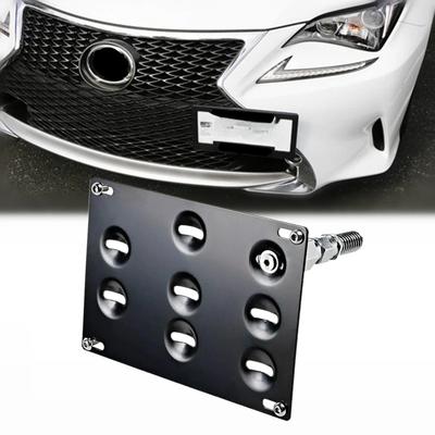 Für Lexus 06-18 IS350 IS250 IS-F, RC RC-F GS350 NX RX350 LS CT200h JDM Look Bohrlos Front-Abschlepphaken Kennzeichenhalterung