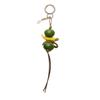 Fashion Alloy Material Rope Keyring Elegant Cute Bag Pendant Charms Red Tomato Heart Resin Fruit Shape Keychain Gifts For Women