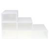 Plastic Drawer Shoe Cabinet Organizer Container Box 6 Pieces