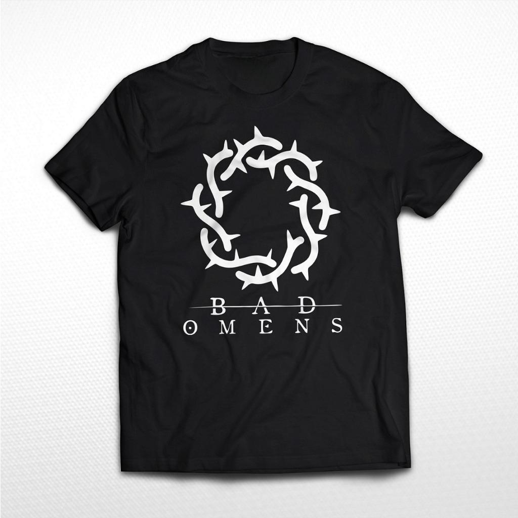 2025 Bad OMENS BAND T-SHIRTS Logo Rock Metalcore Music Unisex Regular T-shirt Summer New Men's Women's Tops Short Sleeves