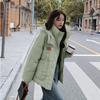 Autumn and Winter Down Cotton Jacket Korean Version Loose Hooded Short Cotton Jacket Fashion Women's Casual Warm Cotton Jacket