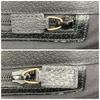GUCCI GG Canvas Men's Shoulder Bag Messenger Crossbody Leather Black Logo Embossed A4 Capacity 115506