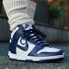 Nike Dunk High GS Midnight Navy Kids Sneakers Blue White DB2179-104