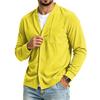 Men's Casual Color Loose Fit Top with Pockets