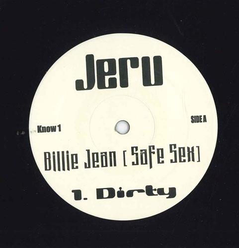 12inch Record JERU THE DAMAJA - Billie Jean (Safe Sex) / Anotha Vic KNOW1 Know Savage Pro 1998 US Rap Hip-Hop/RB Used