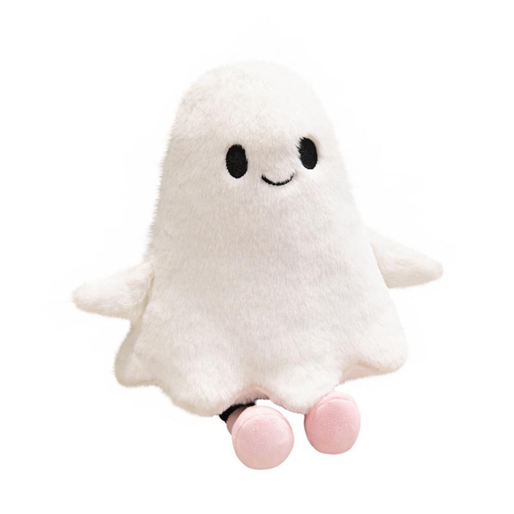 Simulation Cartoon Ghost Doll Toy Fluffy Holloween Ghost Pillow Little Ghost Plush Doll  Kids Gifts