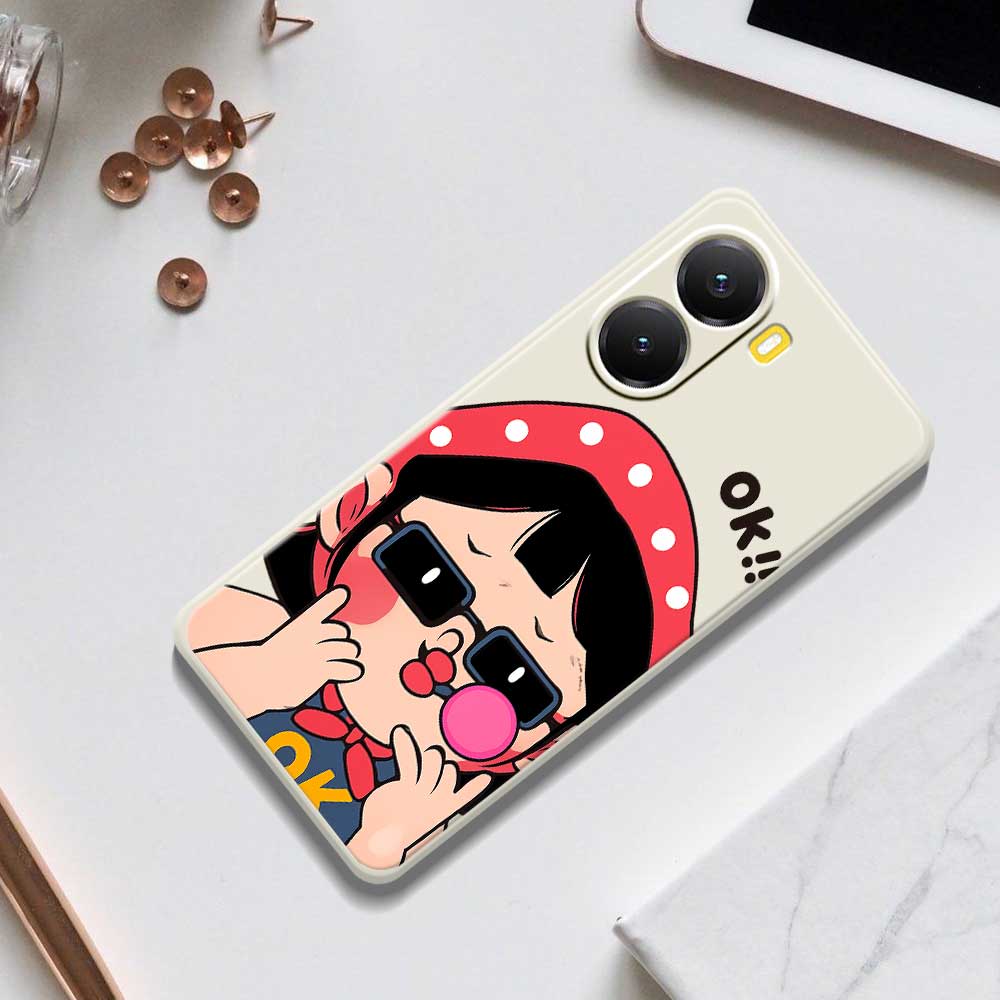 For Xiaomi Redmi Turbo 4 5G/Poco X7 Pro 5G Case Cute Kid Pattern Printing Straight Edge TPU Phone Back Cover