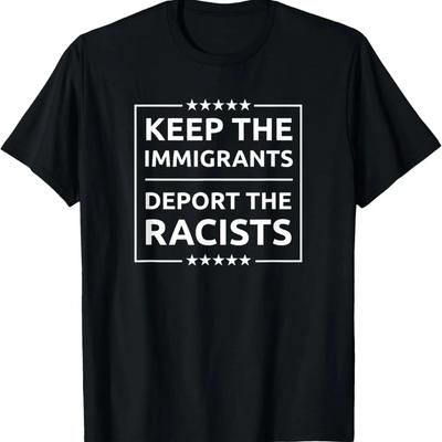Rassisten abschieben Pro Einwanderung T-Shirt