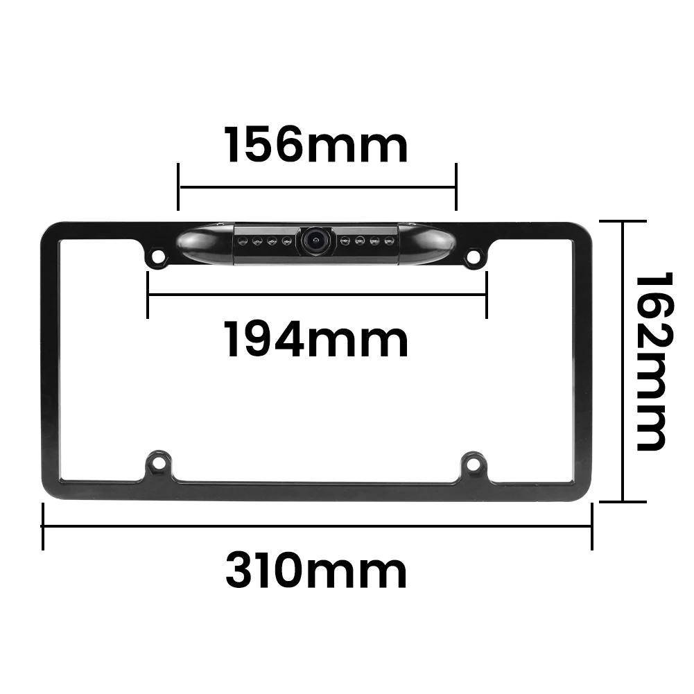 

Рамка номерного знака США HD 720P, версия США, беспроводные антенны, 5 ГГц, WiFi, автомобильный видеорегистратор, камера заднего вида