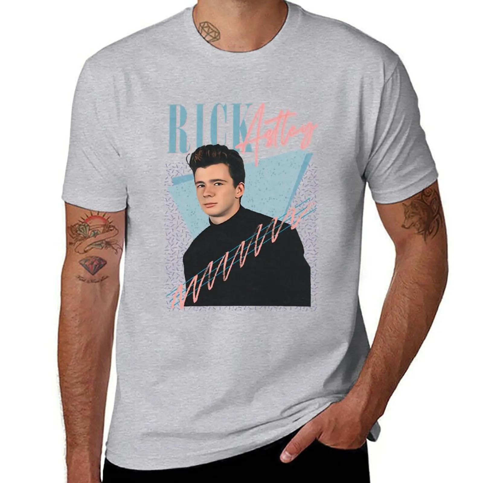 GUOYAN TOP Rick Astley T-shirt zomer top vintage anime shirt grafische t-shirts grote maten heren t-shirts pak 4XL