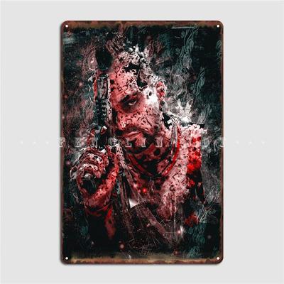 Far Cry 3 Vaas Montenegro Metal Sign Funny Wall Cave Wall Decor Home Tin Sign Poster