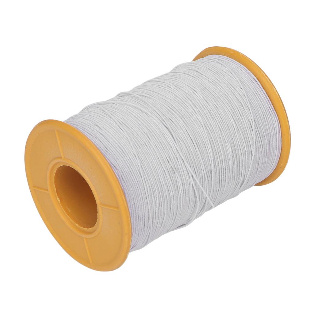 0.5mm White Elastic Cord Cuttable DIY Handcraft Bracelet String Elastic String for Jewelry Crafts