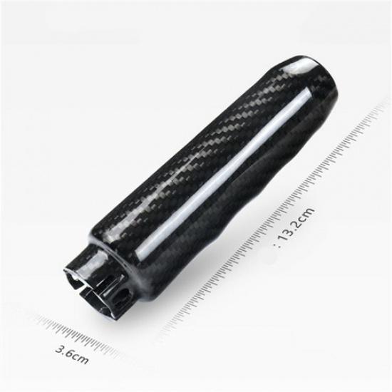 Real Carbon Fiber HandBrake Knob Cover Fit For Mini Cooper Cluman F55 F56 F57